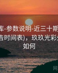 玖玖图库-参数说明-近三十期-索引中心(含公告时间表)，玖玖光彩处理进展如何